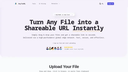 AnyToURL website image