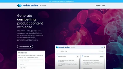 Article Scribe website image