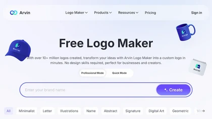 Arvin AI Logo Maker image