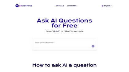 Ask AI Questions Online image