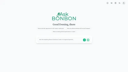 Ask BONBON website image