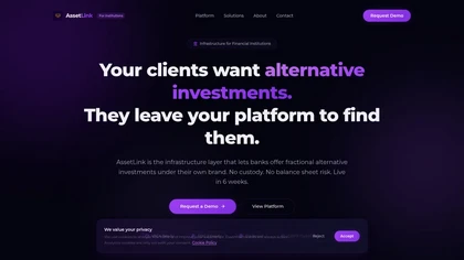 AssetLink website image