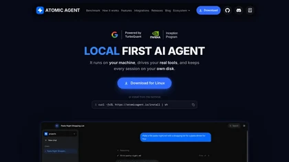 Atomic Agent website image
