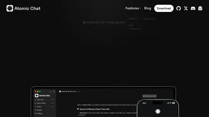 Atomic Chat website image