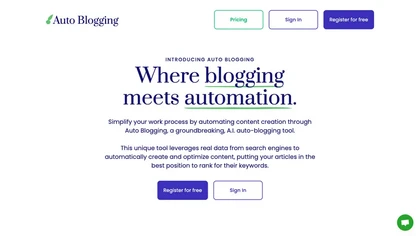 Auto Blogging image