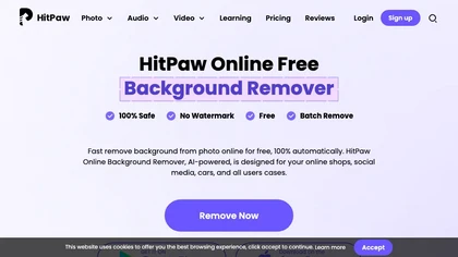 Background remover from photo by Hitpaw image