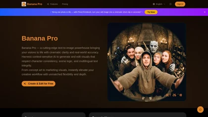 Banana Pro website image
