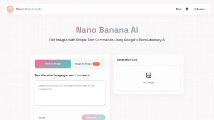 BananaAI.me website image