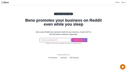 Beno.one website image