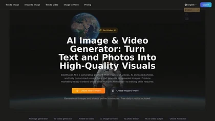 BestMaker AI website image