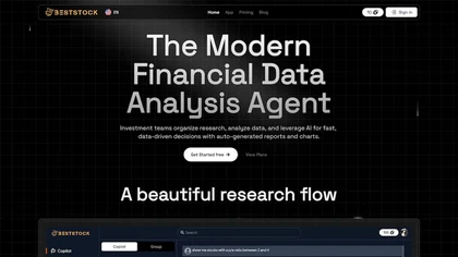 BestStock AI website image