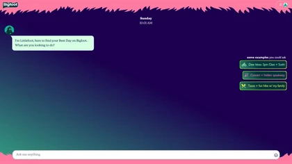 Bigfoot website image