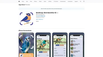BirdSnap website image
