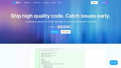 Bito.ai website image