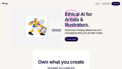 Blunge website image