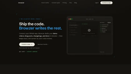 Browzer website image