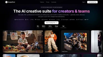 BudgetPixel website image