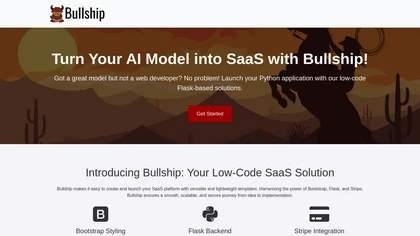 Bullship website image