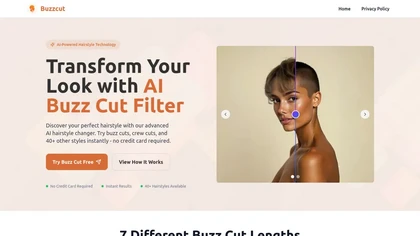 BuzzCut AI website image