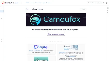 Camoufox website image