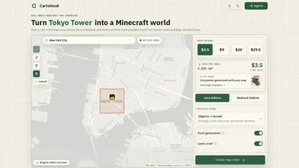 CartoVoxel website image