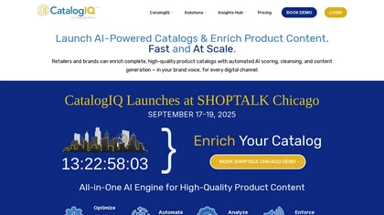 CatalogIQ by MagnetLABS ai website image