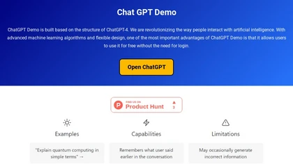 Chat GPT Demo image