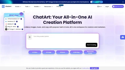 ChatArt website image