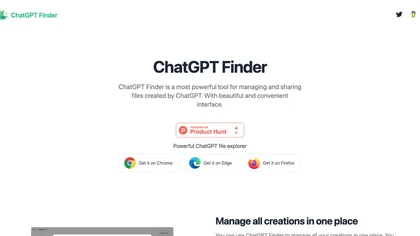 ChatGPT Finder image