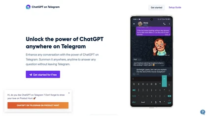 ChatGPT on Telegram image