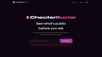 CheaterBuster.id website image