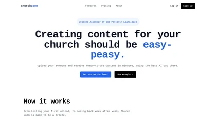 Church Loom website image