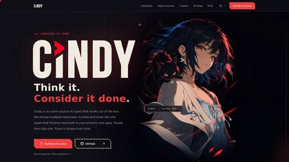 Cindy website image