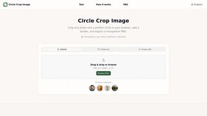 Circle Crop Image website image