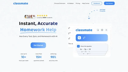 Classmate AI website image
