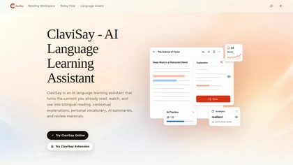 ClaviSay website image
