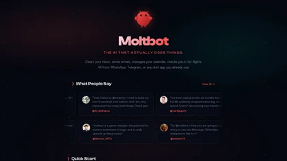 Clawd.bot (Moltbot) website image