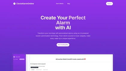 ClockAlarmOnline website image