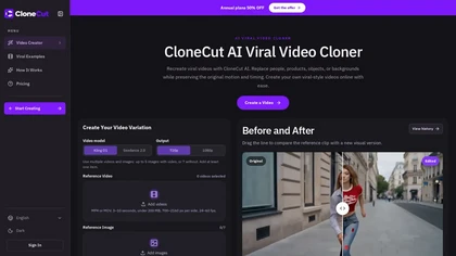 Clonecut website image