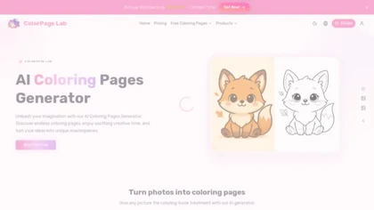 ColorPage Lab website image