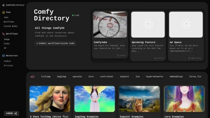 Comfy Directory website image