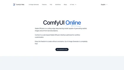 ComfyUI Web image