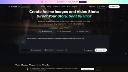 Comik website image