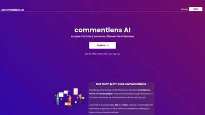 CommentLens AI image