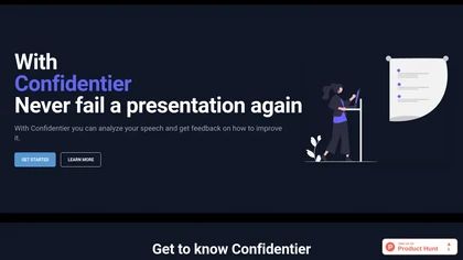 Confidentier website image