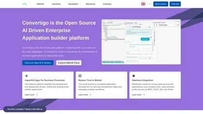 Convertigo website image