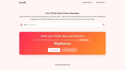 Countik website image