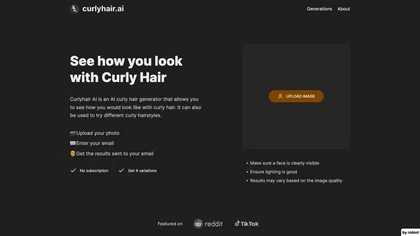 Curlyhair AI image