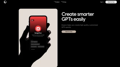 Dazero website image