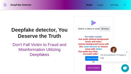 Deepfake Detector image